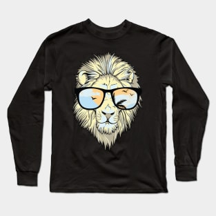 Just Lion Here & Relaxing Long Sleeve T-Shirt